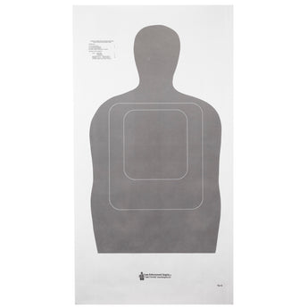 Gray; Action Target - TQ15 (24"x45") - HCC Tactical