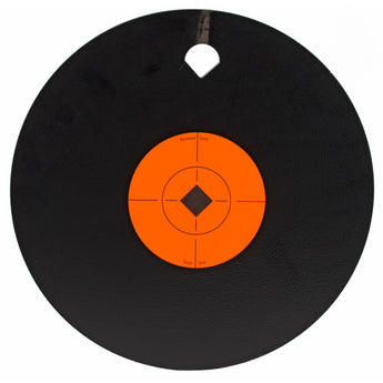 Black; Birchwood Casey - Single Hole AR500 Steel Target Gong - 8" - HCC Tactical