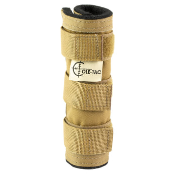 Coyote Brown; Cole-TAC - Metal Python Suppressor Cover - 6" - HCC Tactical