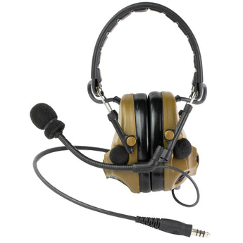 Coyote Brown; 3M - ComTac V Headset - HCC Tactical