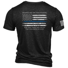 Black; Nine Line - Thin Blue Line - HCC Tactical