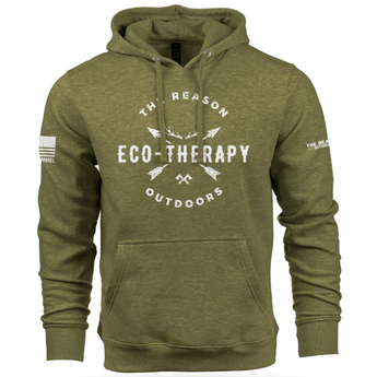 Olive; Nine Line - The Reason Outdoors Eco Therapy (Hoodie) - HCC Tactical