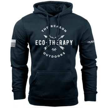 Navy; Nine Line - The Reason Outdoors Eco Therapy (Hoodie) - HCC Tactical