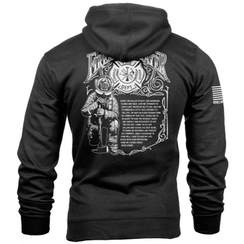 Black; Nine Line - Firefighter's Prayer (Hoodie) - HCC Tactical