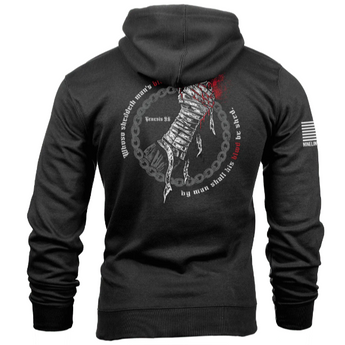 Black; Nine Line - Be Shed (Genesis 9:6) (Hoodie) - HCC Tactical