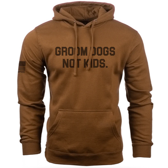 Brown; Nine Line - Groom Dogs (Hoodie) - HCC Tactical