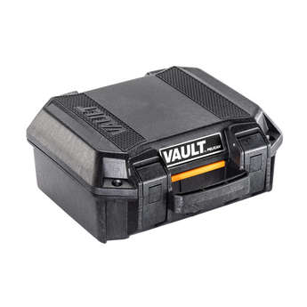 Black; Pelican - V100 Vault Small Pistol Case - HCC Tactical