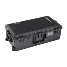 Black; Pelican - 1615 Air Case (33" Length) - with Rollers and Integrated Tow Handle - HCC Tactical