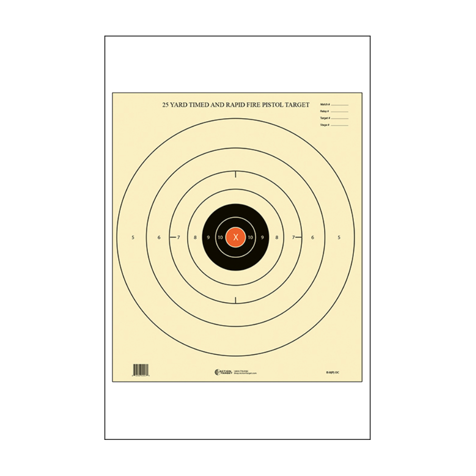 Multi Color; Action Target - B-8 25 (21