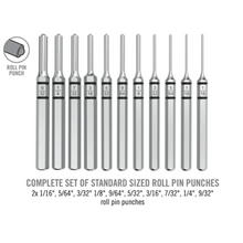 alt - Black; Real Avid - Accu-Punch 11-Piece Roll Pin Punch Set - HCC Tactical