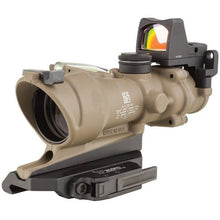 FDE; Trijicon ACOG® 4x32 BAC Riflescope w/ Trijicon RMR® (Horseshoe Reticle) - HCC Tactical