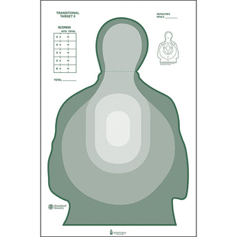 Green; Action Targets - US Dept. of the Treasury Transitional Target II (24.5" x 40") - HCC Tactical