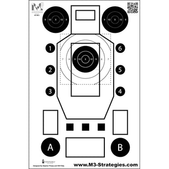 Black; Action Target - Multi Purpose (23" x 35") - HCC Tactical