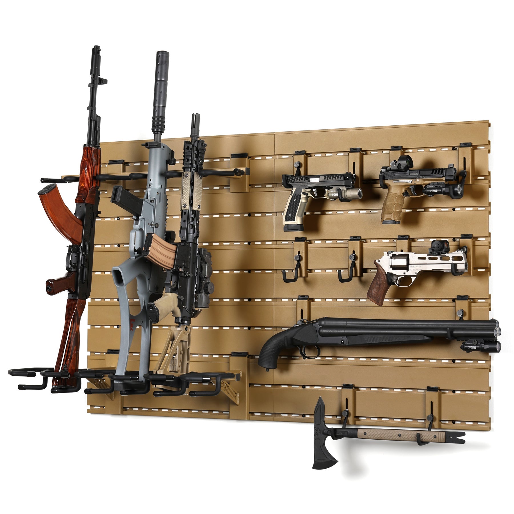 Savior Equipment - Wall Rack System w/ Attachments - HCC Tactical